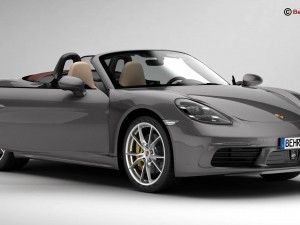 porsche 718 boxster 2017 3D Модель