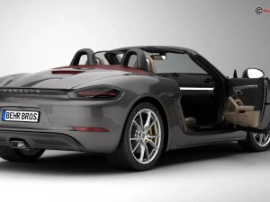 porsche 718 boxster 2017 3D Model