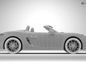 porsche 718 boxster 2017 3D Model