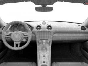 porsche 718 boxster 2017 3D Model