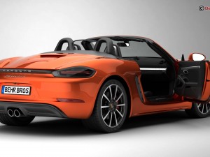 porsche 718 boxster s 2017 Model 3D