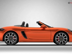 porsche 718 boxster s 2017 Model 3D