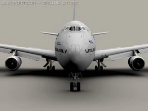 boeing 747 200 ar fran&ccedil;a Modelo 3D