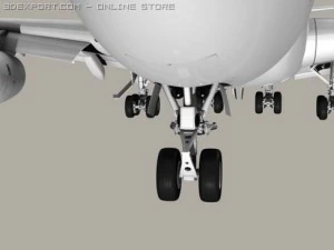 boeing 747 200 ar fran&ccedil;a Modelo 3D