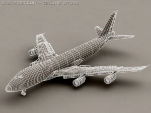 boeing 747 200 ar fran&ccedil;a Modelo 3D