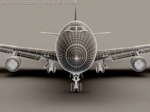 boeing 747 200 ar fran&ccedil;a Modelo 3D