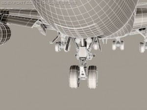 boeing 747 200 air france Modelo 3D