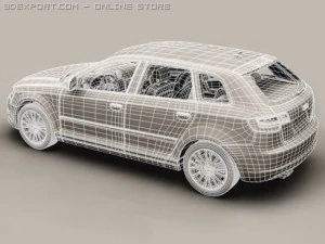 audi a3 sportback 2009 3D Model