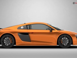 audi r8 v10 plus 2016 Model 3D