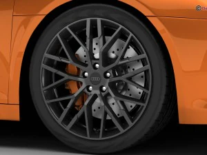 audi r8 v10 plus 2016 3D Model