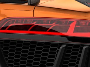 audi r8 v10 plus 2016 3D Model