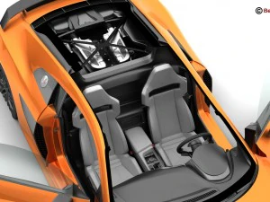 audi r8 v10 plus 2016 3D Model