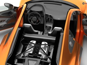 audi r8 v10 plus 2016 Model 3D