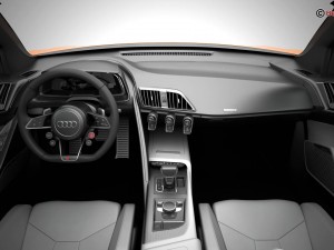 audi r8 v10 plus 2016 Model 3D