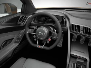 audi r8 v10 plus 2016 3D Model
