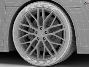 audi r8 v10 plus 2016 Model 3D