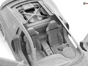audi r8 v10 plus 2016 3D Model