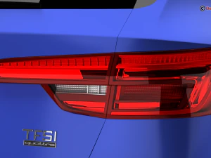 audi a4 avant 2016 3D Model