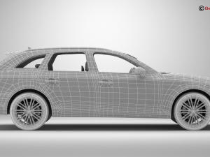 audi a4 avant 2016 3D Model
