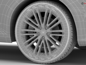 audi a4 avant 2016 3D Model