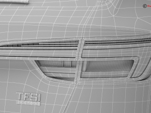 audi a4 avant 2016 3D Model
