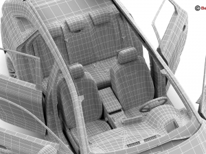 audi a4 avant 2016 3D Model