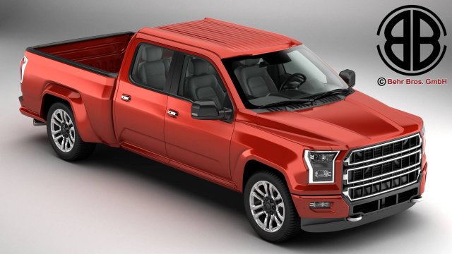 generic pickup Modelo 3D .c4d .max .obj .3ds .fbx .stl .blend 