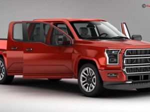 generic pickup Modelo 3D