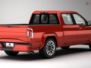 सामान्य पिकअप 3D मॉडल