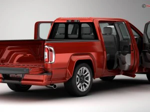 सामान्य पिकअप 3D मॉडल