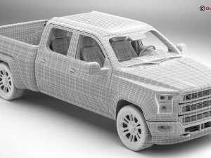 सामान्य पिकअप 3D मॉडल