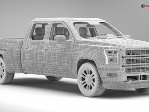 generic pickup Modelo 3D