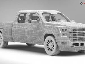 सामान्य पिकअप 3D मॉडल