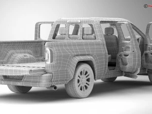 सामान्य पिकअप 3D मॉडल