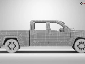 सामान्य पिकअप 3D मॉडल