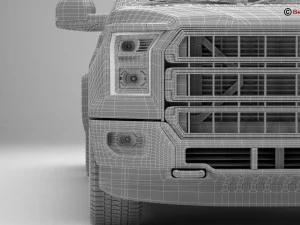 सामान्य पिकअप 3D मॉडल