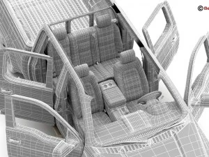 सामान्य पिकअप 3D मॉडल