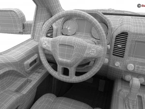 सामान्य पिकअप 3D मॉडल