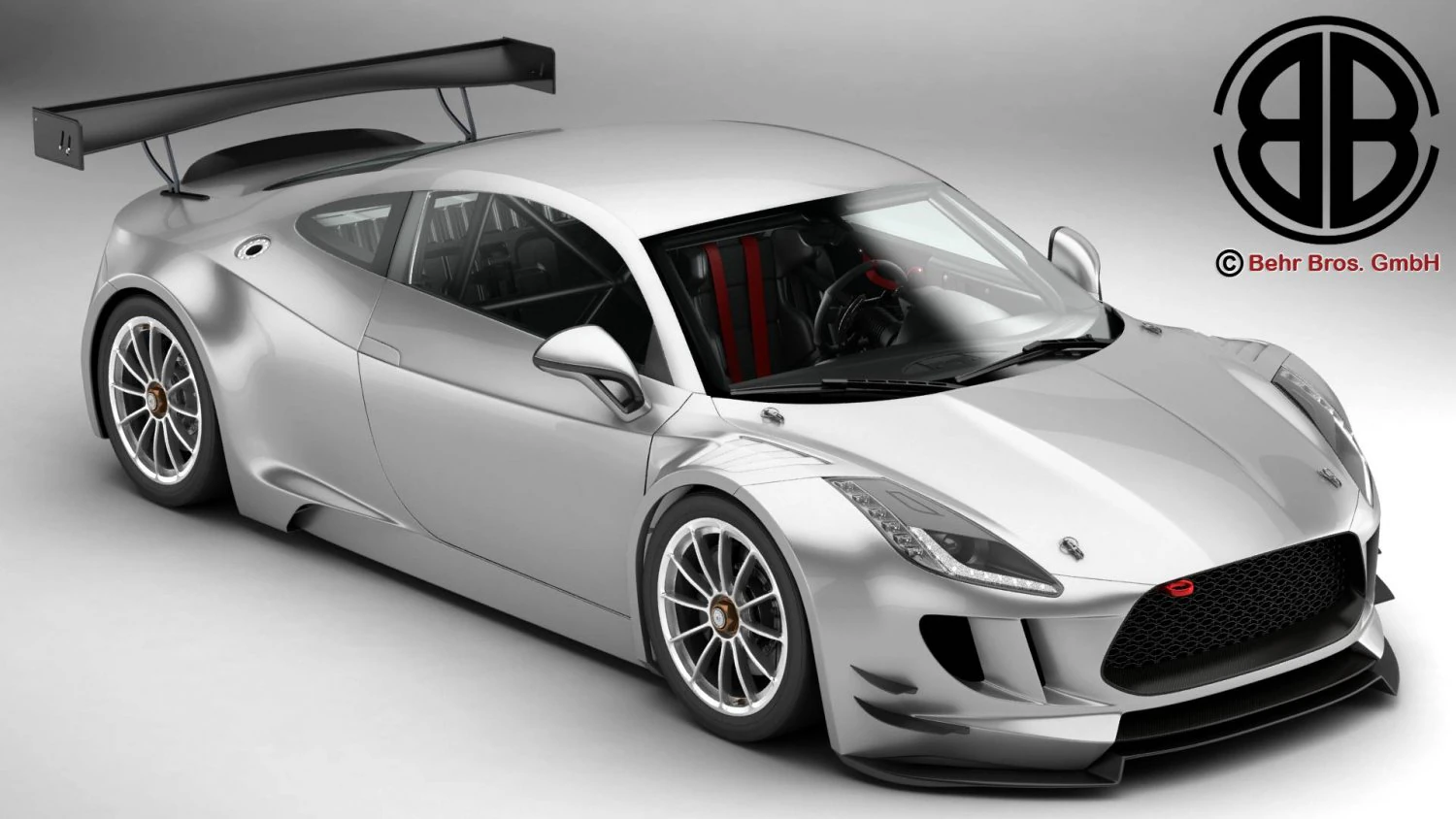 generic sports car gt3 3D Model .c4d .max .obj .3ds .fbx .stl .blend 