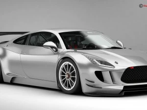 generic sports car gt3 3D Model
