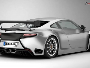 generic sports car gt3 Modelo 3D