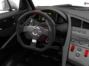 generic sports car gt3 3D Model