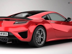 acura nsx 2017 Model 3D