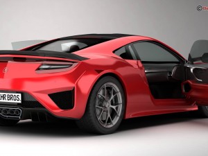 acura nsx 2017 Model 3D