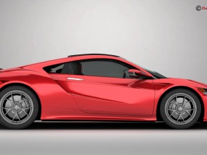 acura nsx 2017 Model 3D