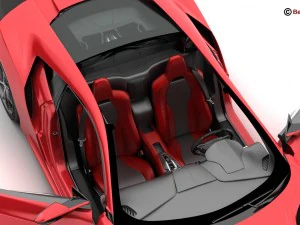 acura nsx 2017 3D Model