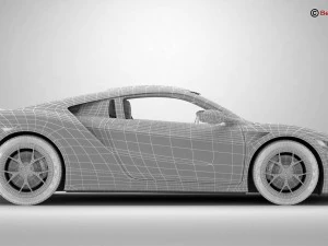 acura nsx 2017 3D Model