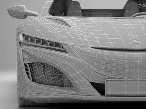 acura nsx 2017 3D Model