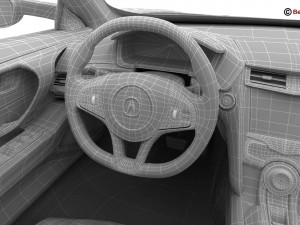 acura nsx 2017 Model 3D