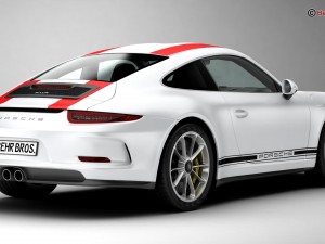 porsche 911 r 2017 3D-Modell